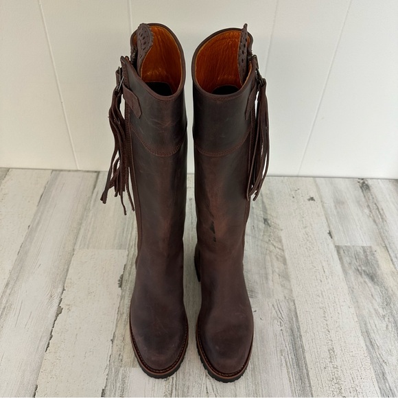 Penelope Chilvers Long Tassel Boot in Conker - Picture 6 of 16